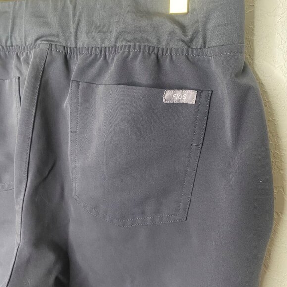 Figs Zamora Jogger Scrub Pants Womens Size S Gray Medical Nurse Hospital Uniform - Picture 4 of 7